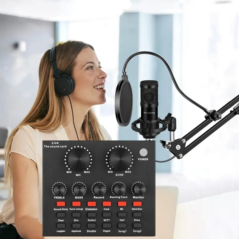 Microphone Podcast Equipment Bundle