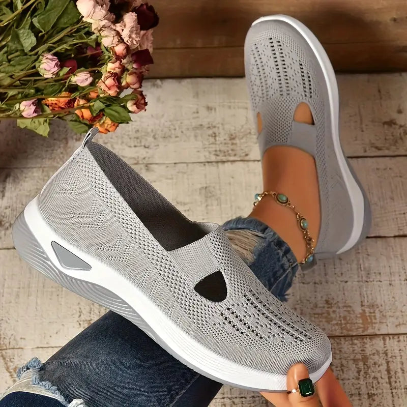 Women'S Breathable Cut-Out Sneakers