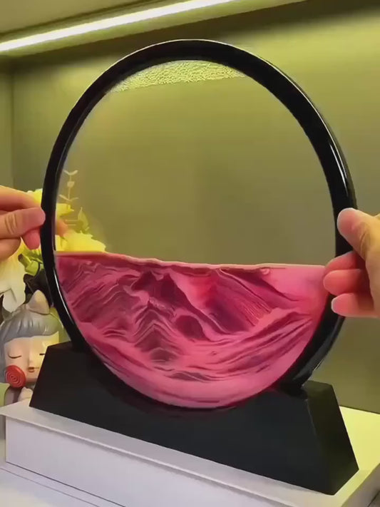 Moving Sand Art Glass Dome